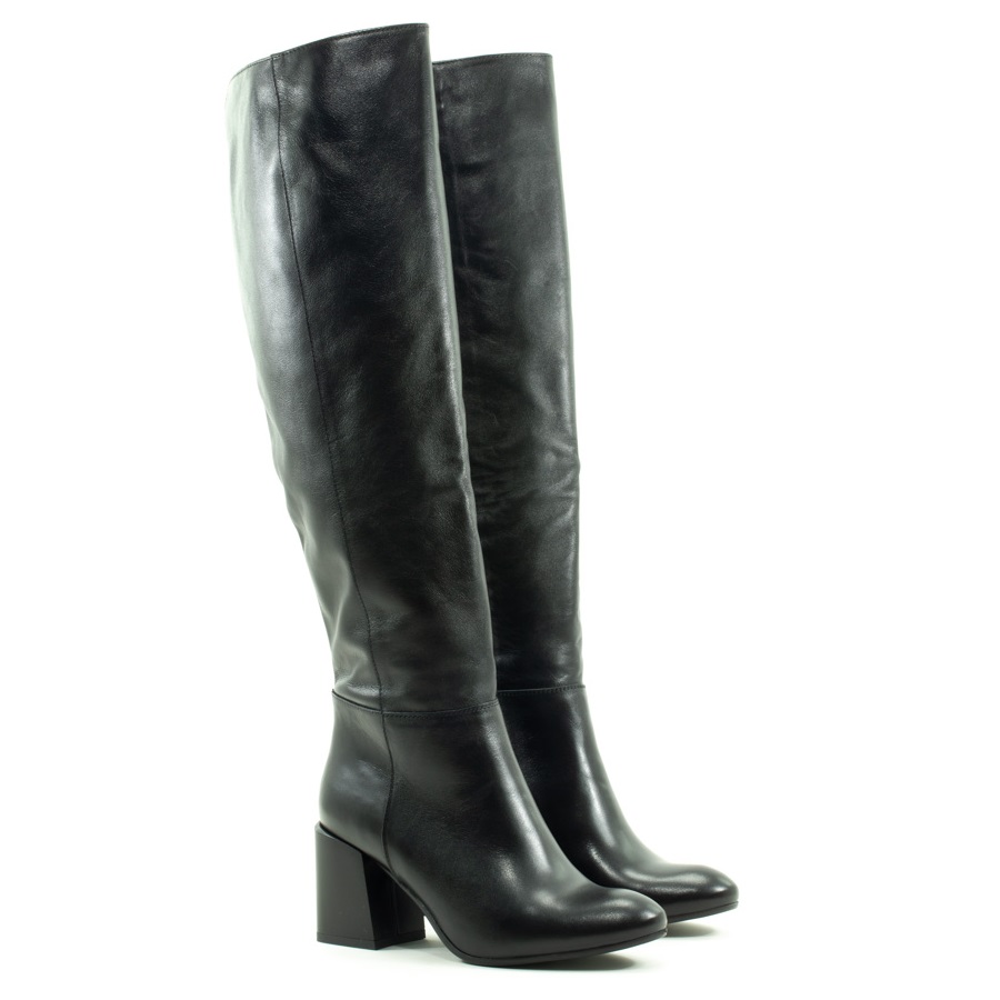 Женские Чоботи Натуральна шкіра BRAVOMODA * 2148 Черные