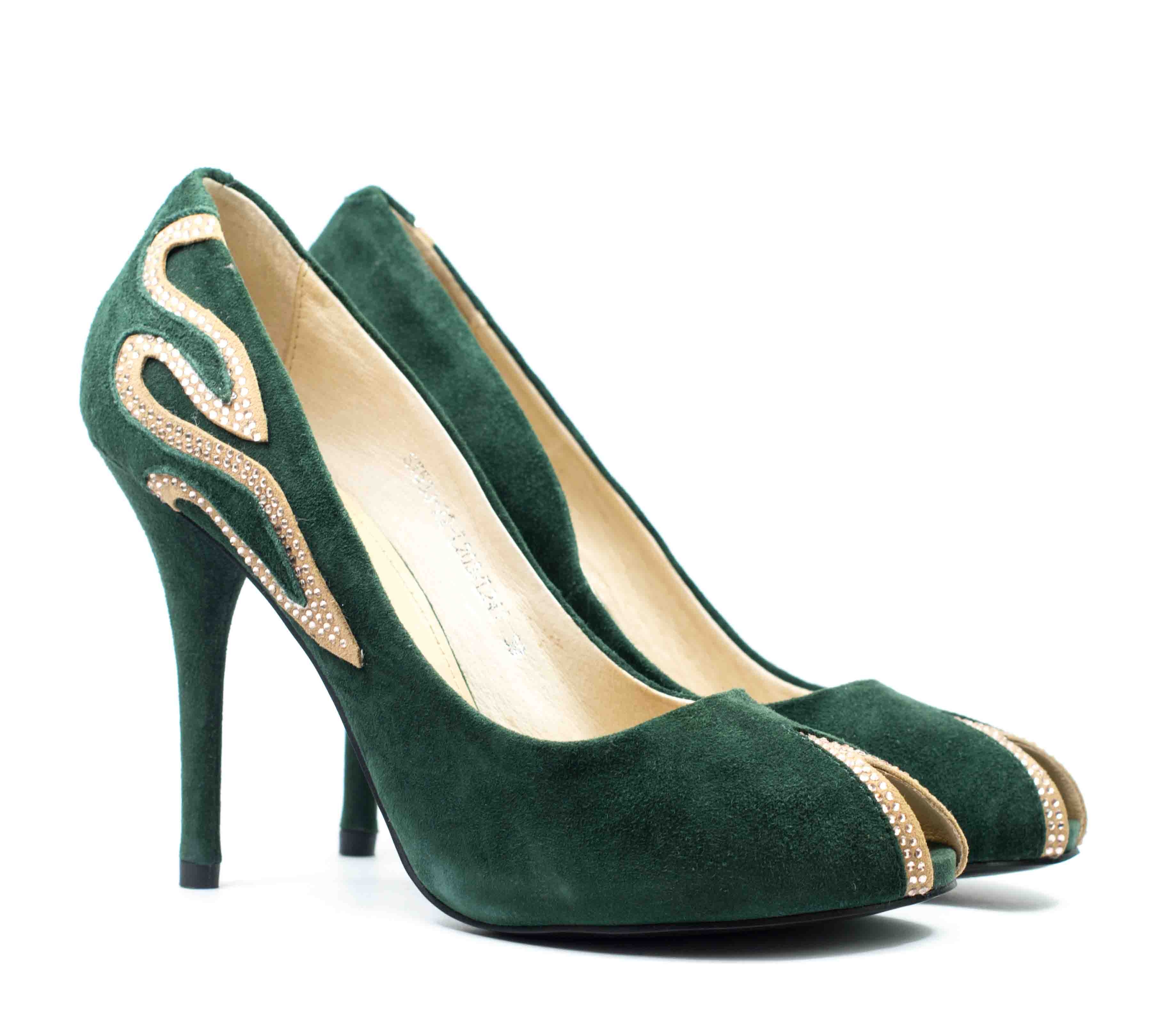 Женские Туфлі човники Натуральна замша VITTO ROSSI * SY533-22-L203