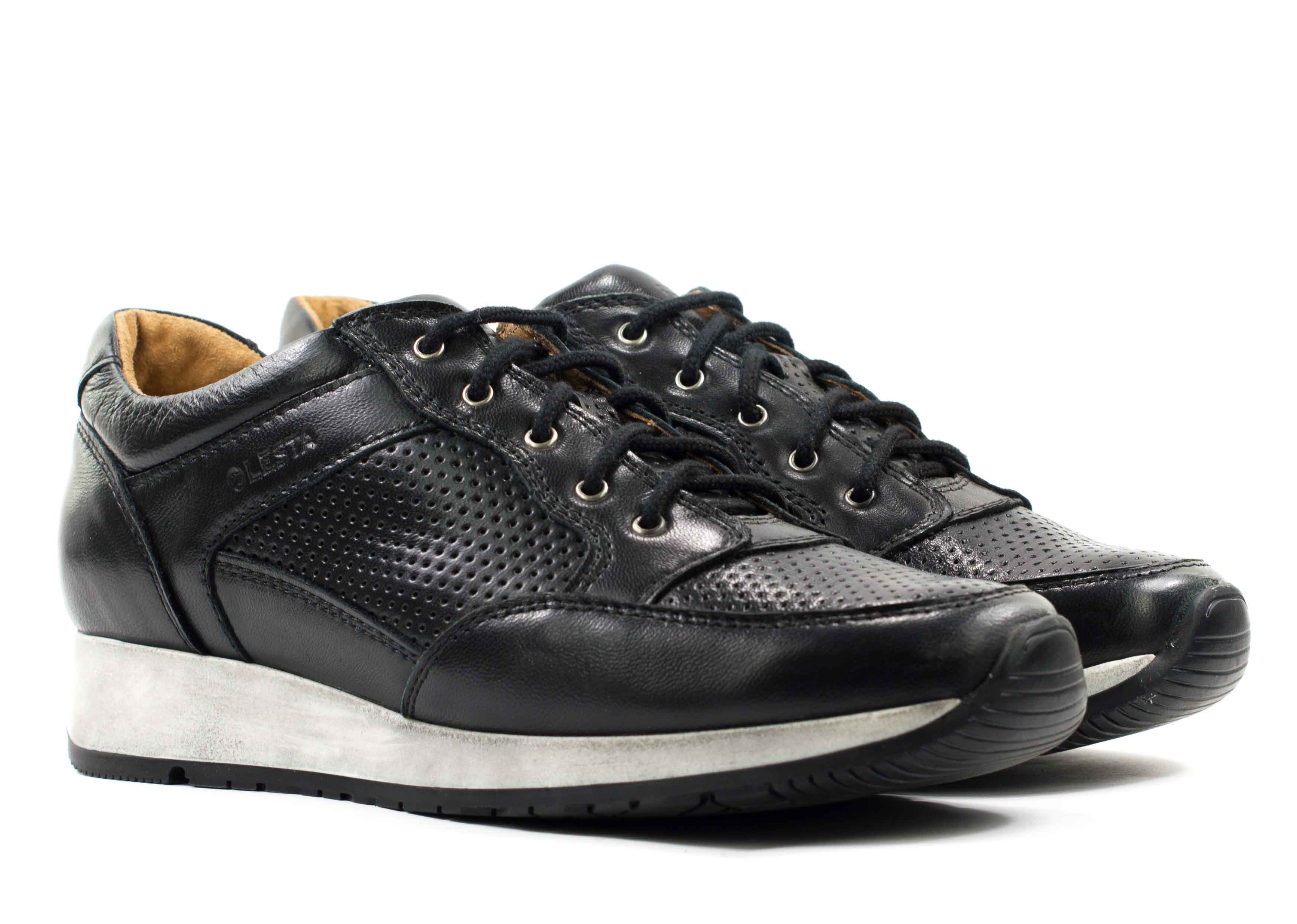 Женские Кроссовки Натур. Шкіра LESTA * 4066-1-1011