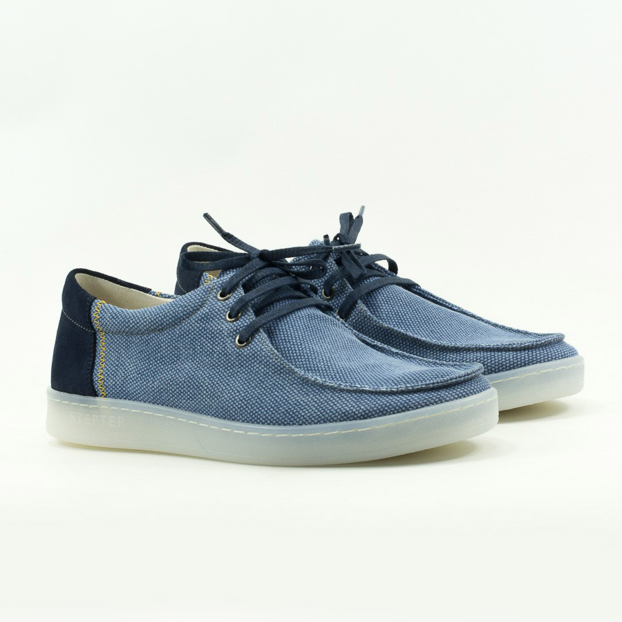 Женские Мокасини Текстиль STEPTER * 8202 Сині