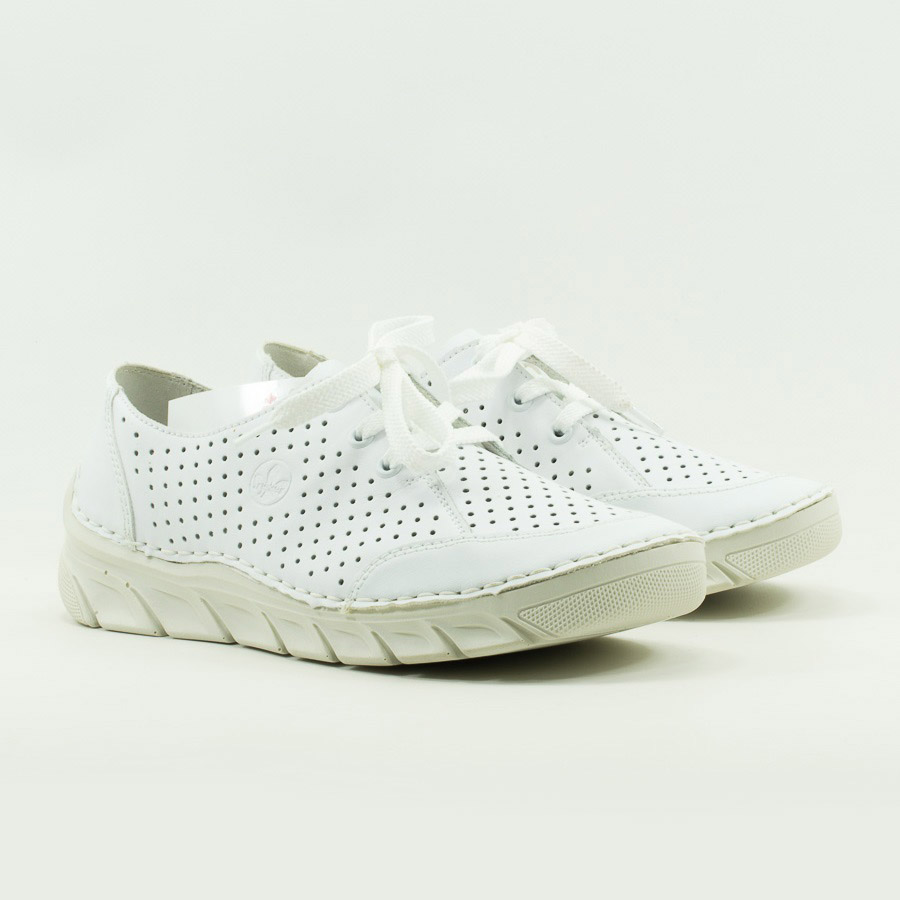 Женские Туфли комфорт Комбинированная Кожа RIEKER * 55011-80