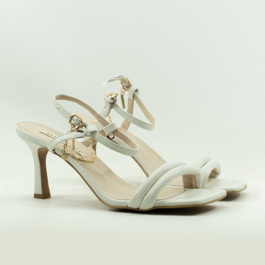 Женские Босоніжки Натуральна шкіра BRAVOMODA * 0109 WHITE