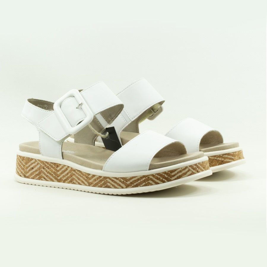 Женские Босоножки Натур. Шкіра RIEKER * W0800-80