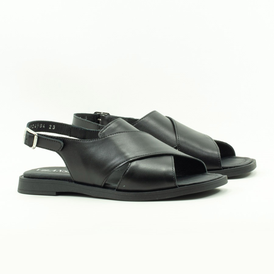 Женские Босоніжки Натуральна шкіра VILANSI * V8124 BLACK