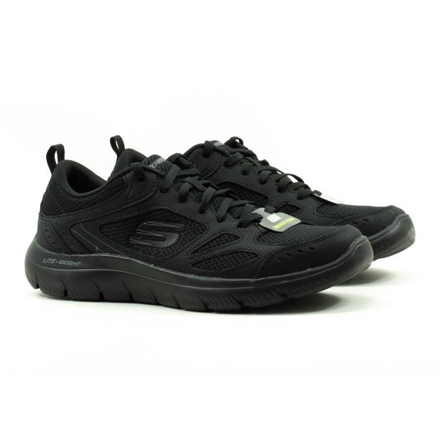 Мужские Кроссовки Текстиль SKECHERS * 52812-BBK