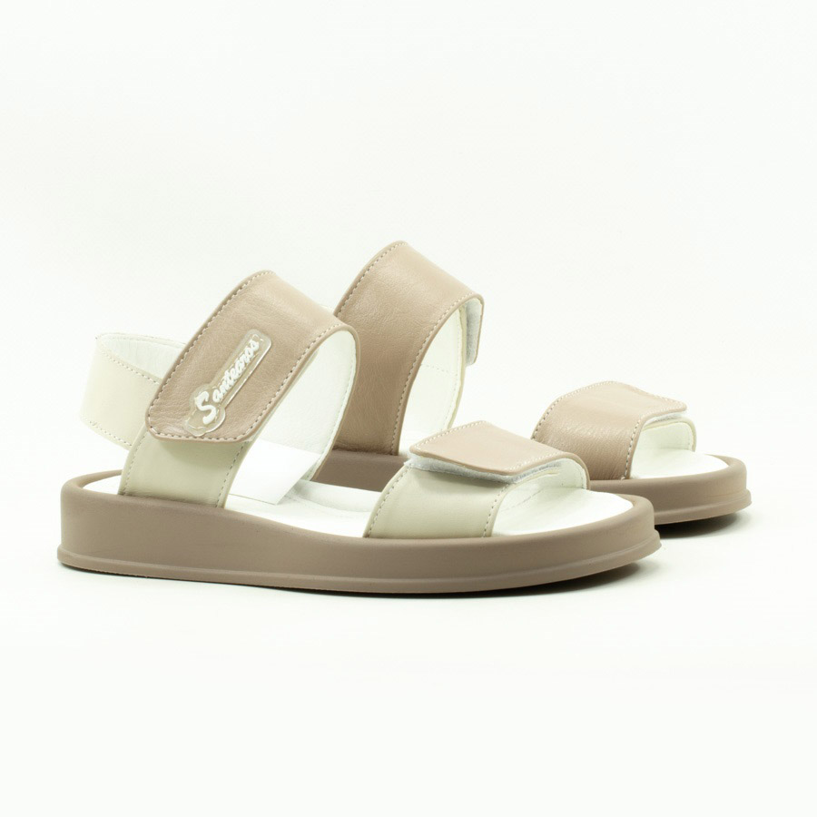 Детские Босоножки Натур. Шкіра SANTEGROS * B-12 Беж