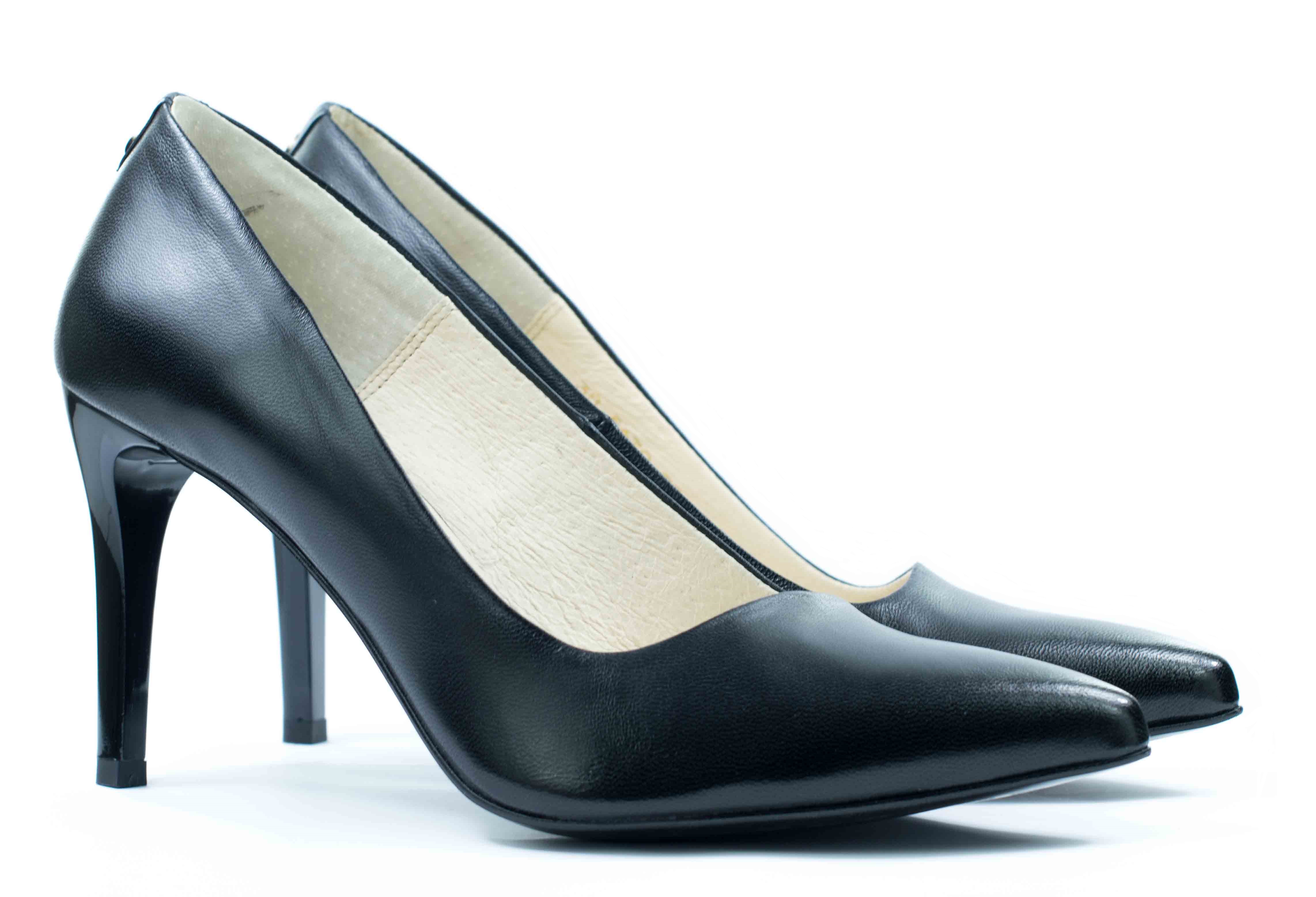 Женские Туфли лодочки Натур. Шкіра STEPTER * 5630 Чёрные