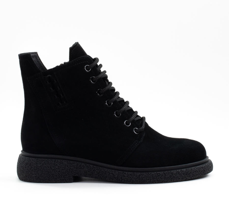 Женские Черевики Натуральний нубук VILANSI * 8353 BLACK