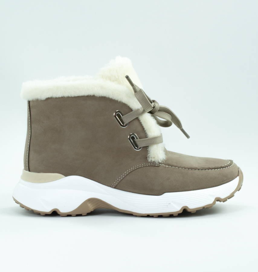 Женские Черевики Натуральний нубук VILANSI * 8240 BEIGE