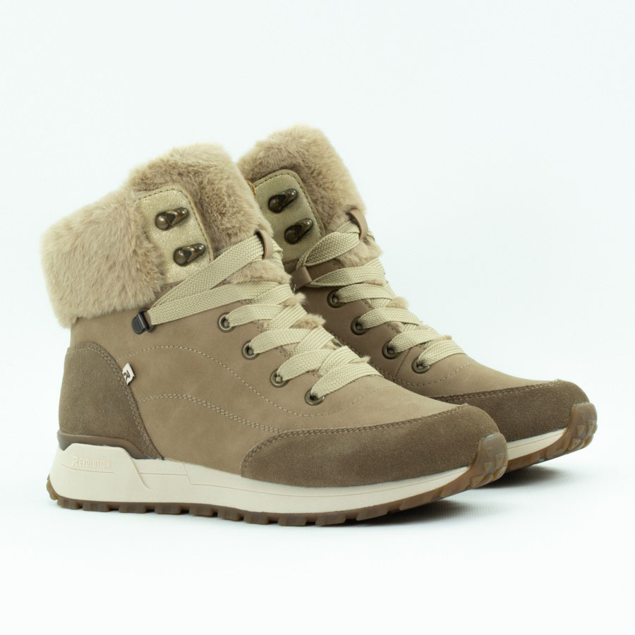 Женские Черевики Натуральний нубук RIEKER * W0670-20