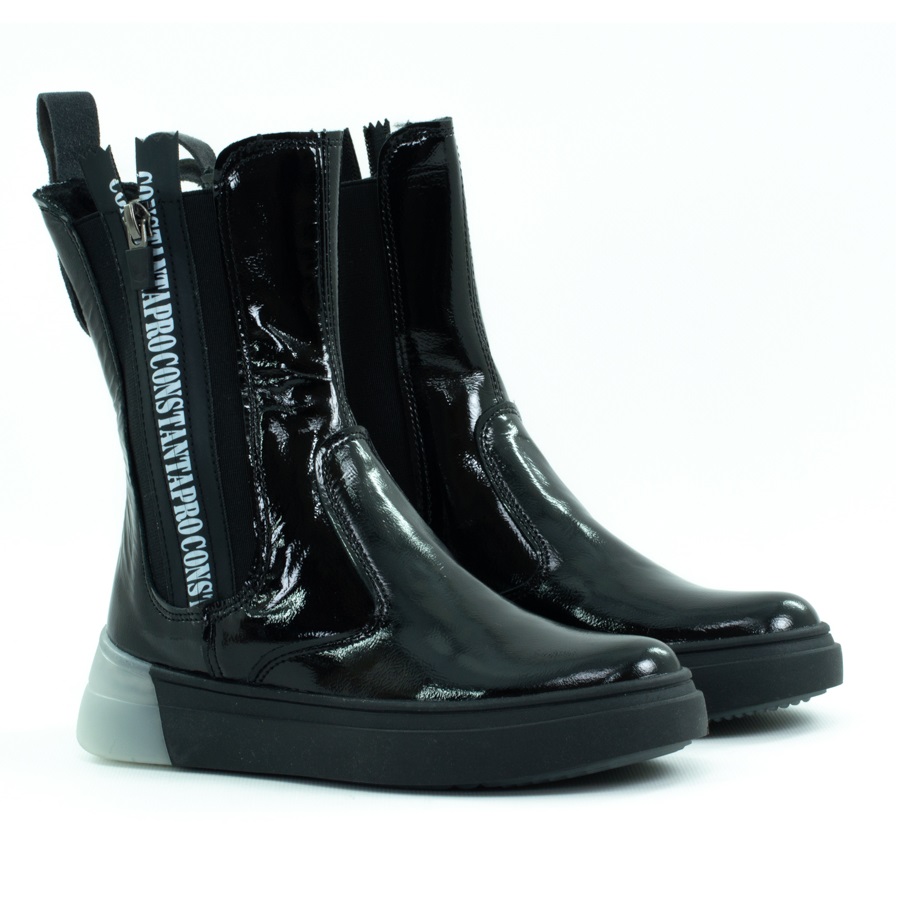 Детские Чоботи Натуральний лак  CONSTANTA * 1794