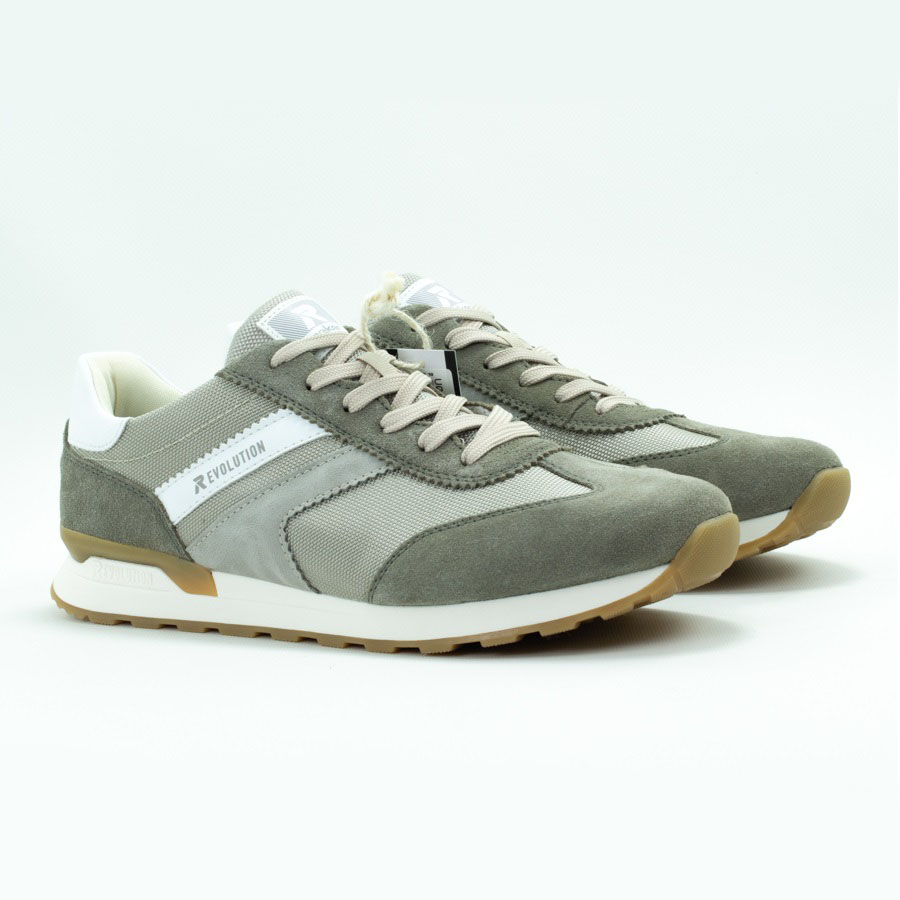 Мужские Кросівки Натуральна шкіра-Текстиль RIEKER * U0301-60