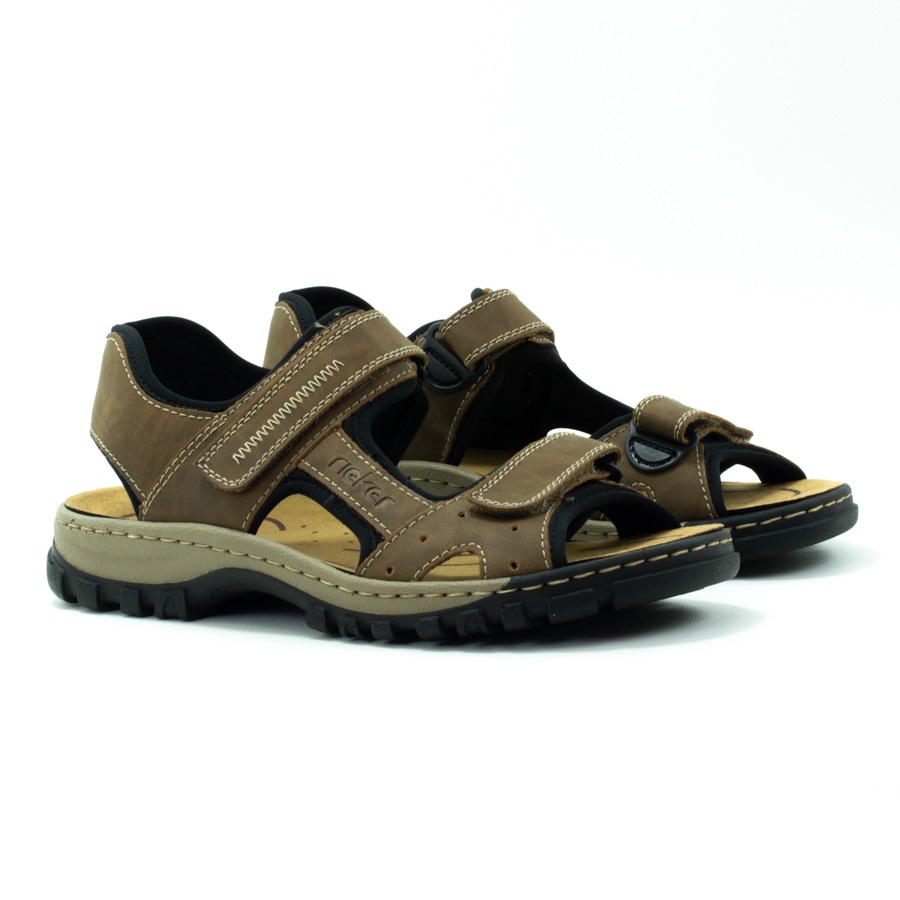 Мужские Босоніжки Штучна шкіра-Текстиль RIEKER * 25084-24