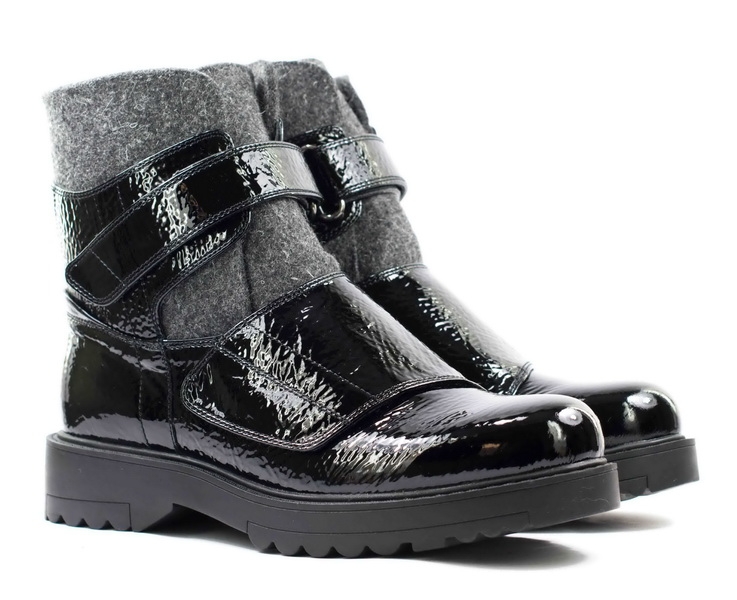 Женские Ботинки комфорт Натуральный Лак VITTO ROSSI * 16DA-601-5B-3