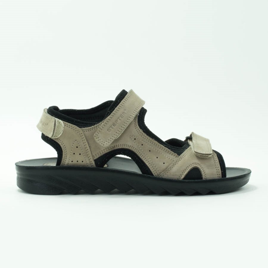 Женские Босоніжки Натуральний нубук STEPTER * 8735 Бежеві