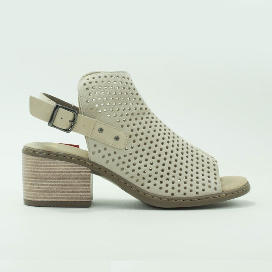 Женские Босоніжки Натур.Шкіра-Штучна шкіра RIEKER * V0590-60