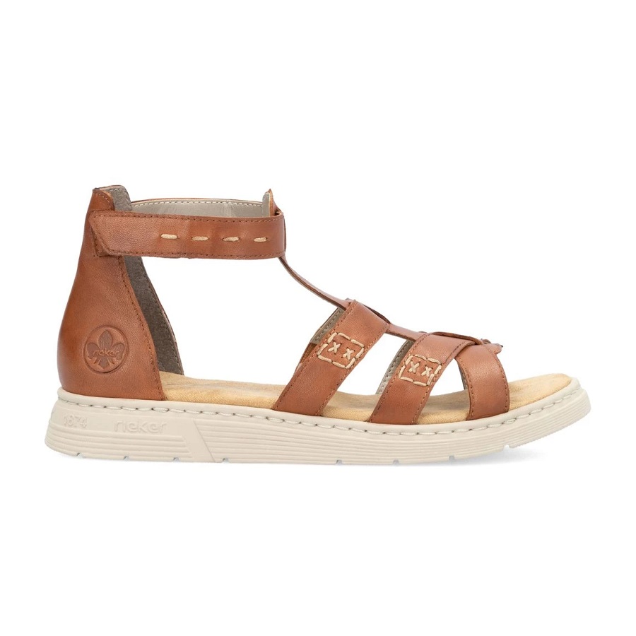 Женские Босоніжки Натур. Шкіра RIEKER * V9160-24