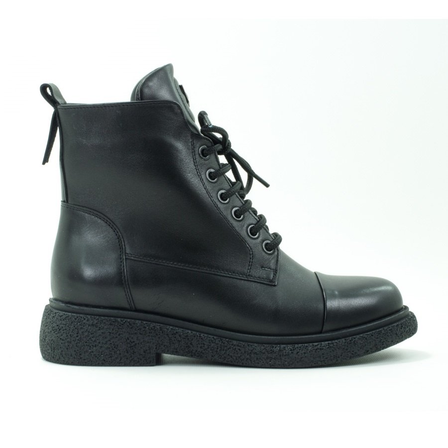 Женские Черевики Натуральна шкіра VILANSI * V8881 BLACK LEATHER