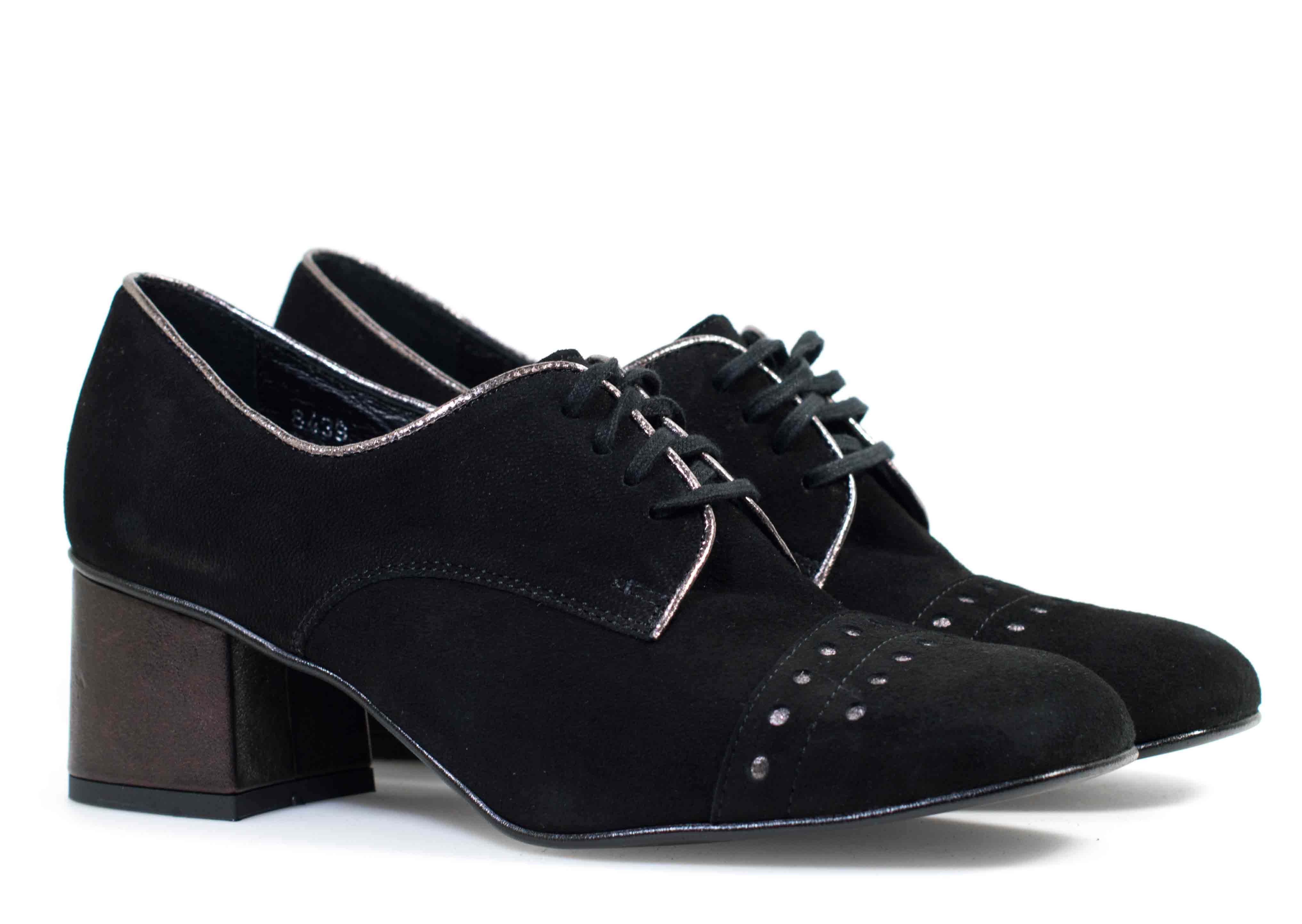 Женские Туфли Замша ANNMEX * 8439 01W+04M