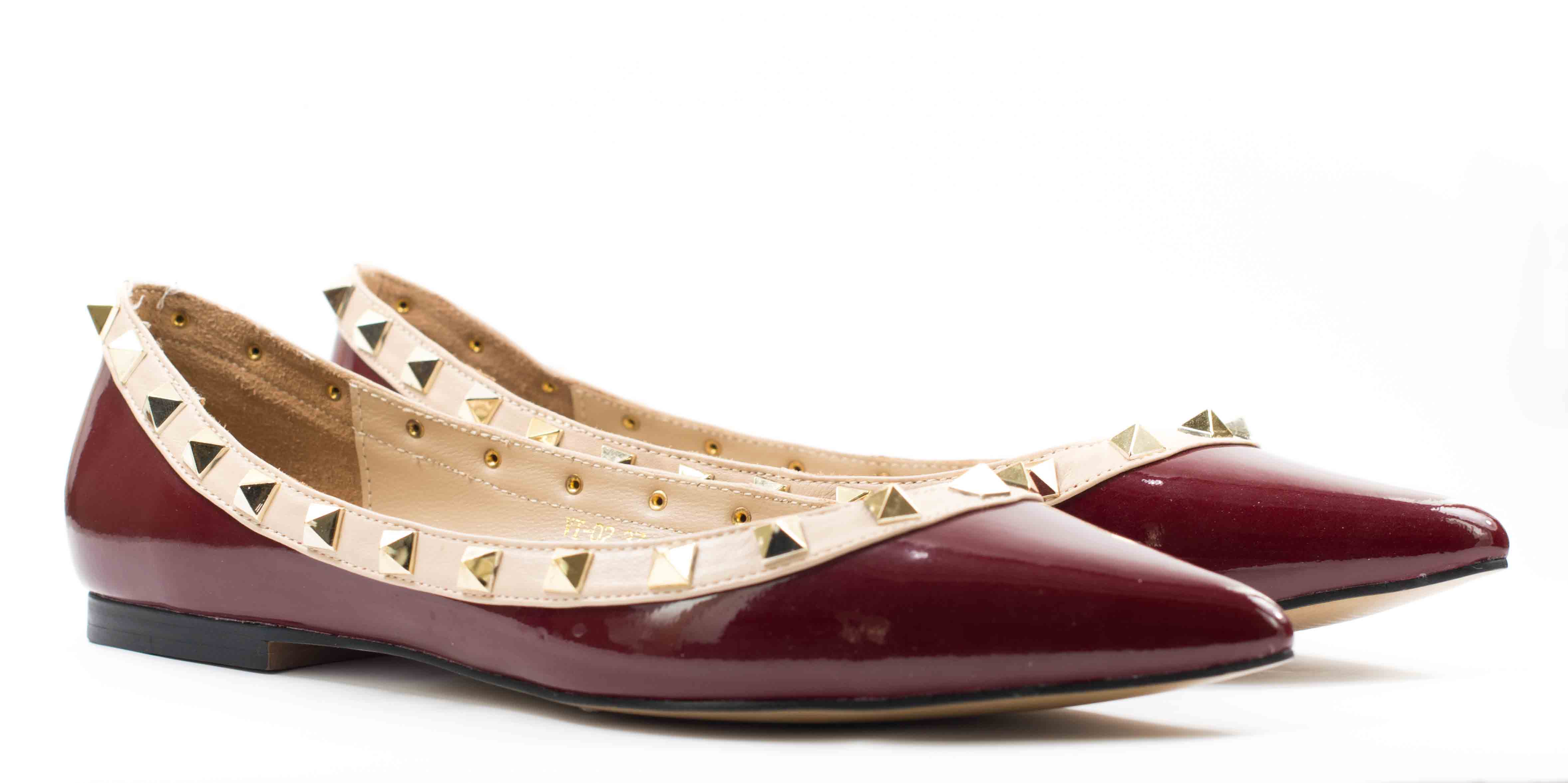 Женские Балетки Натуральний лак  SEXY FAIRY * 773