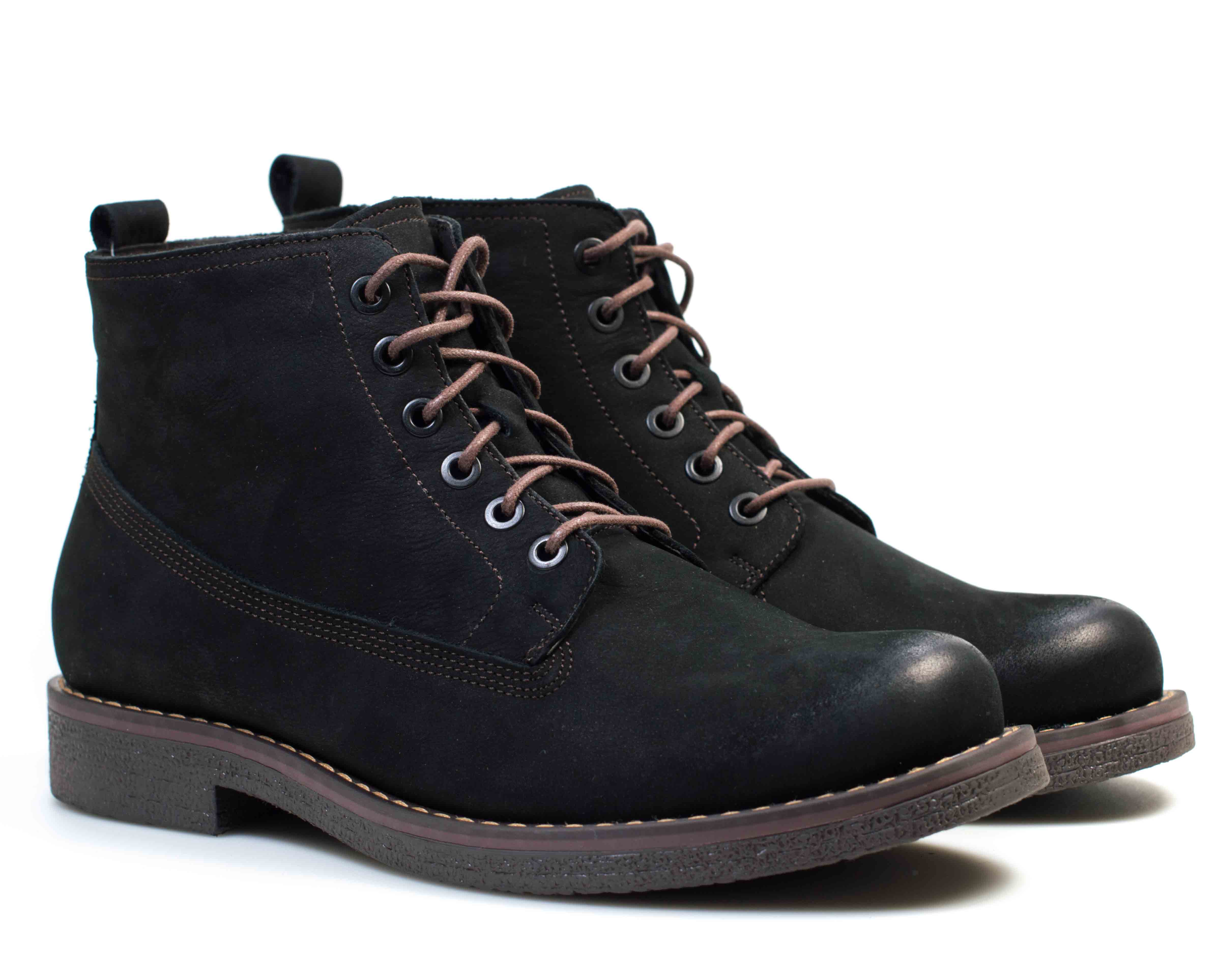 Мужские Ботинки Нубук NIK * 02-0495-02-4-01