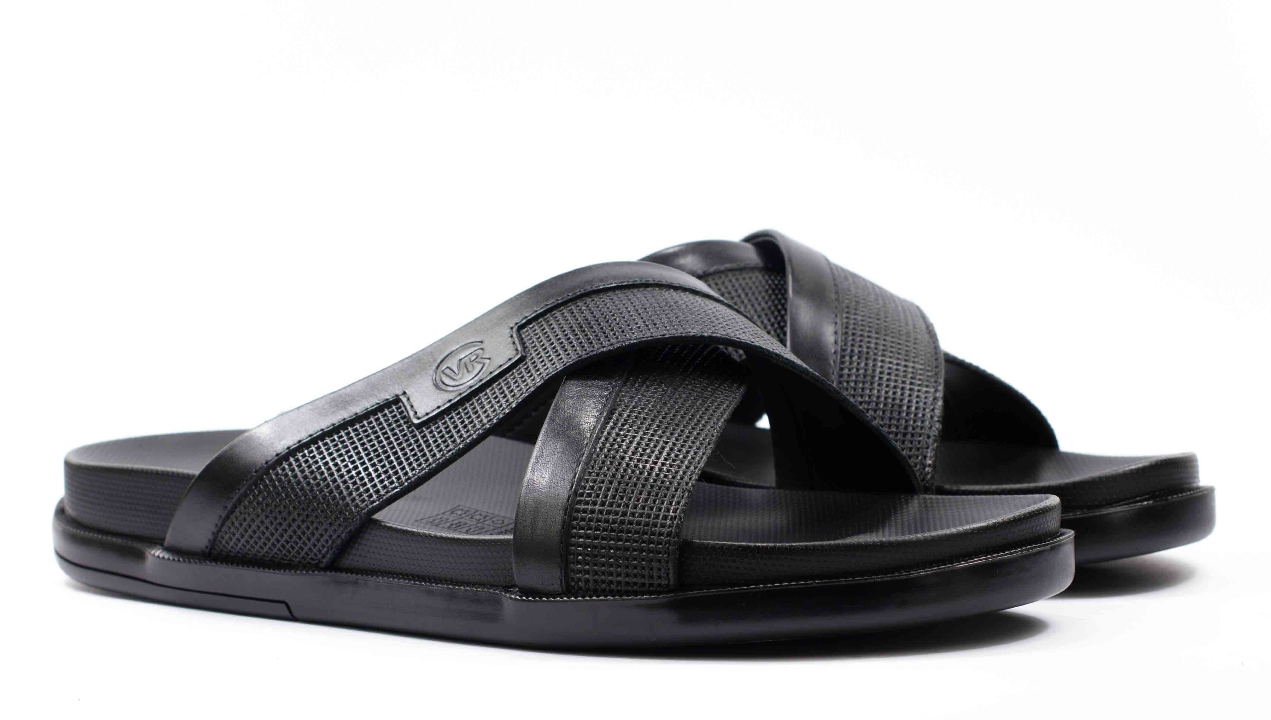 Мужские Шлёпанцы Натур. Кожа VITTO ROSSI * 26DA1017-05-1