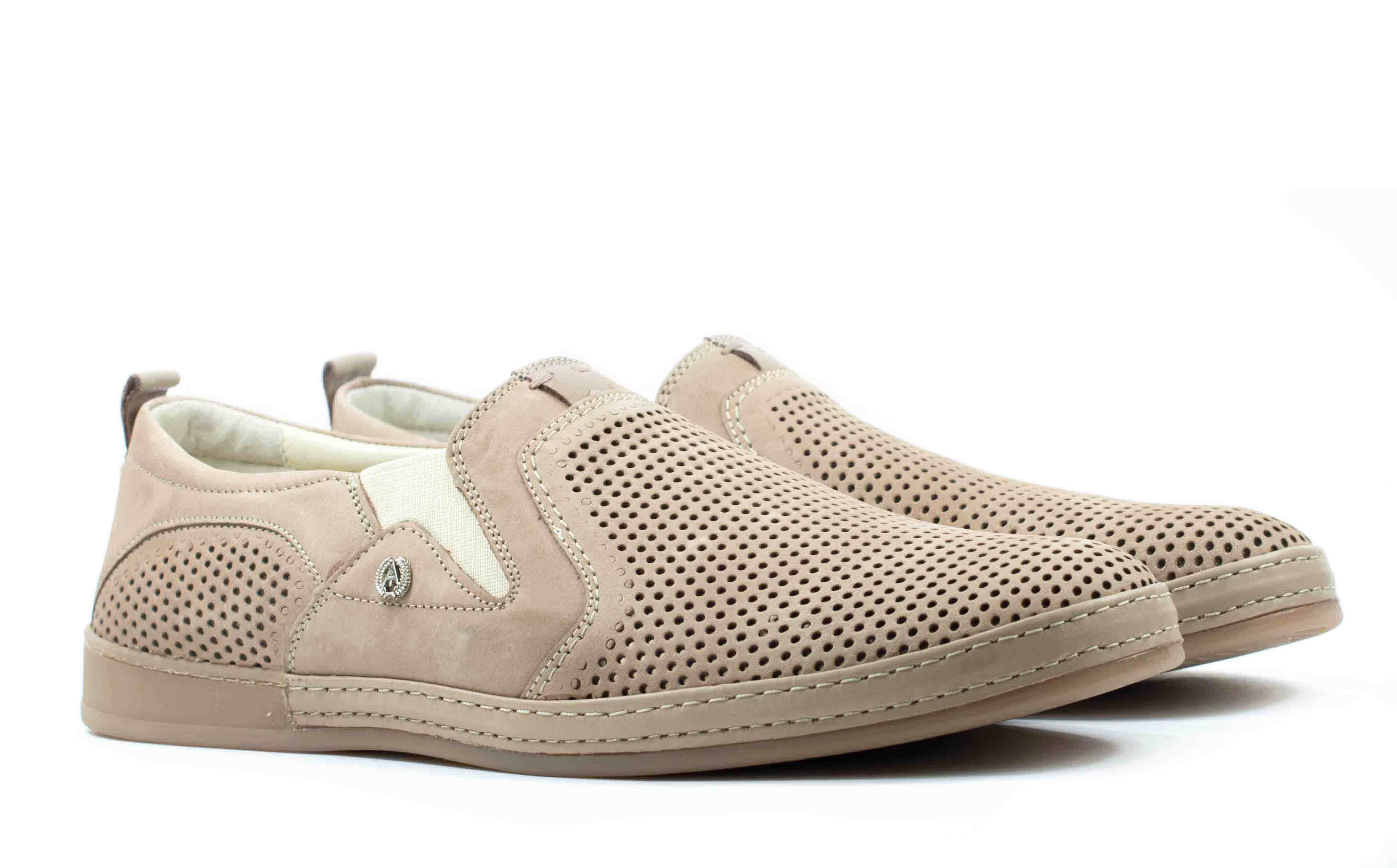 Мужские Мокасины Нубук KADAR * 2791349 БЕЖЕВЫЕ