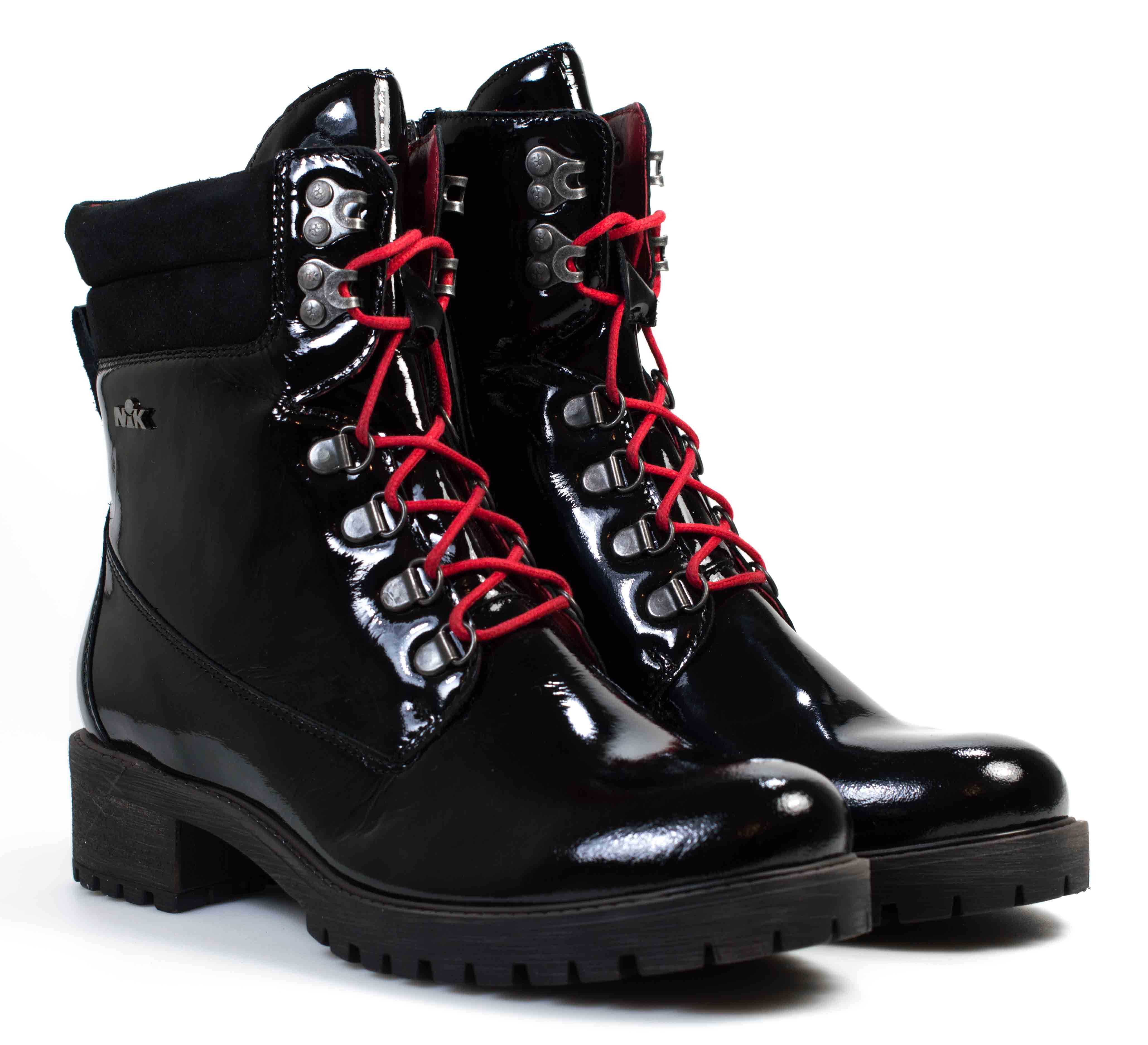 Женские Ботинки Натуральный Лак NIK * 08-0275-003