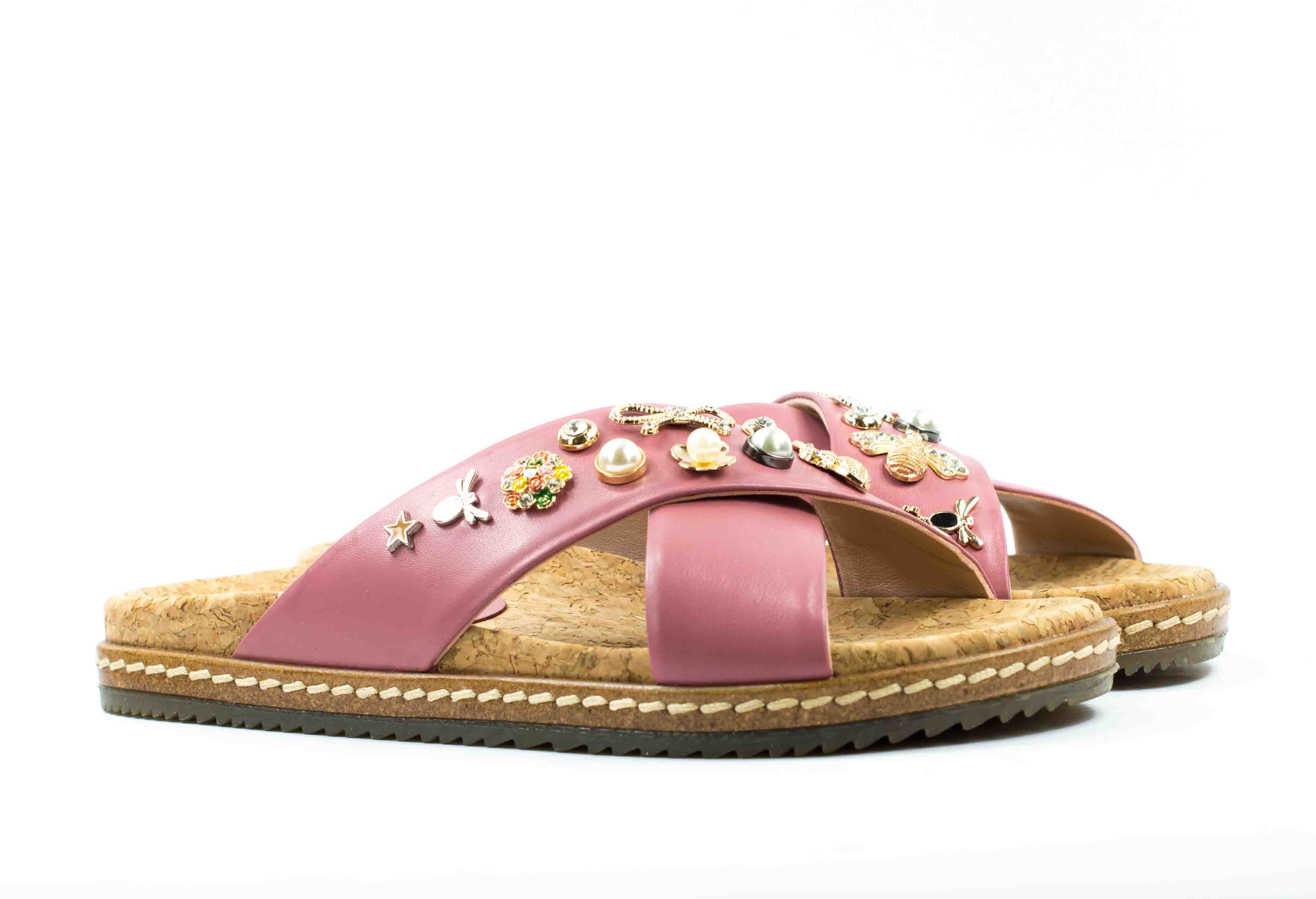 Женские Шлёпанцы Натур. Шкіра STEPTER * 6454