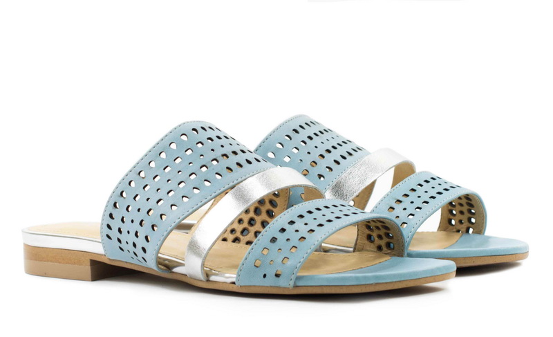 Женские Шлёпанцы Натур. Кожа BADURA * 5064-874