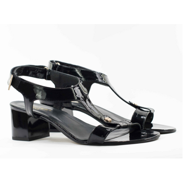 Женские Босоножки Натуральный Лак STEPTER * 5334 Чёрные
