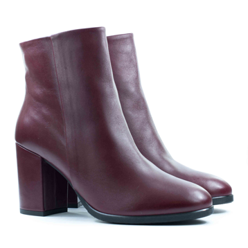 Женские Ботильоны Натур. Кожа STEPTER * 5870 Бордовые