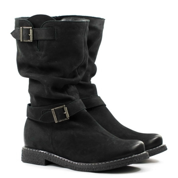 Женские Сапоги Нубук NIK * 08-0517-02-4