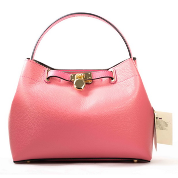 Женские Сумки Натур. Кожа VERA PELLE * 8966 КОРАЛОВЫЙ