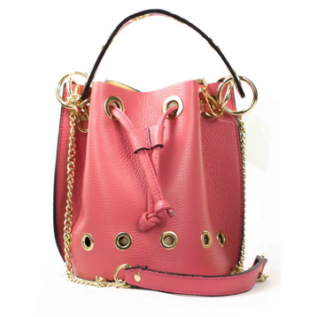 Женские Сумки Натур. Кожа EMANUELA FERRETTI * 1660 КОРАЛОВЫЙ