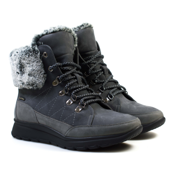 Женские Ботинки комфорт Натуральна замша STEPTER * 6304 Серые