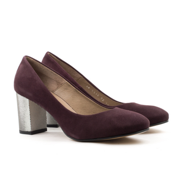 Женские Туфлі човники Натуральна замша STEPTER * 6815 Бордовые