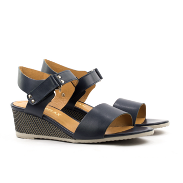 Женские Босоножки танкетка Натур. Шкіра RYLKO * 662