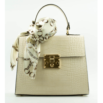 Женские Сумки Натур. Кожа EMANUELA FERRETTI * 85123 БЕЖЕВЫЙ