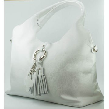 Женские Сумки Натур. Кожа EMANUELA FERRETTI * 85318 БЕЛЫЙ