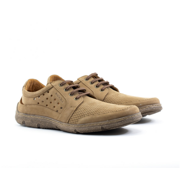 Мужские Туфли комфорт Нубук BADURA * 3394-410 Бежевые