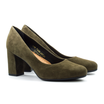 Женские Туфли модельные Замша BEST BUT * 7336831/896  ЗЕЛЁНЫЙ