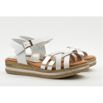 Женские Босоножки танкетка Натур. Шкіра PILAR MONET * 24080