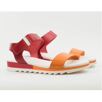 Женские Босоножки танкетка Натур. Шкіра PRESSO * 4320