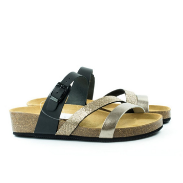 Женские Шлёпанцы Натур. Кожа PRESSO * 687359