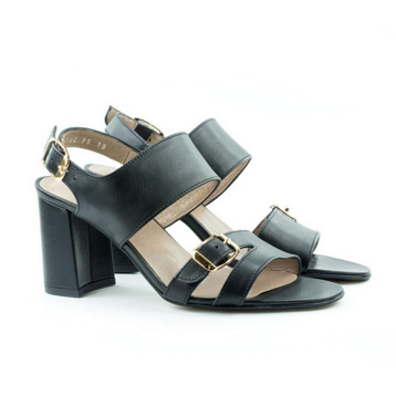 Женские Босоніжки Натур. Шкіра STEPTER * 6796 Чёрные