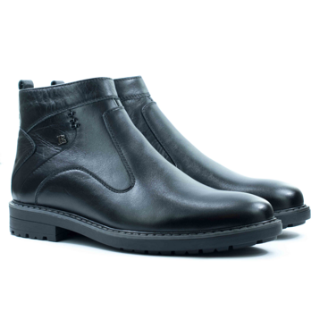 Мужские Ботинки Натур. Кожа ROMA STYLE * 1455/15