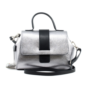 Женские Сумки Натур. Кожа EMANUELA FERRETTI * 85392L СЕРЕБРИСТЫЙ