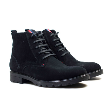 Мужские Ботинки Замша STEPTER * 5792 Чёрные