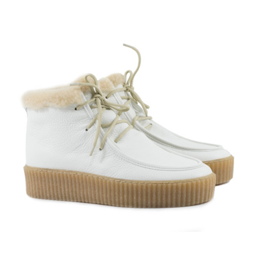 Женские Ботинки комфорт Натур. Кожа STEPTER * 7089 Белые